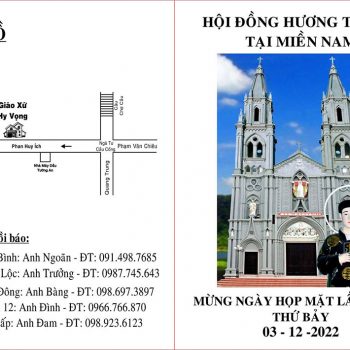 Đồng hương Trà Vy lễ kính thánh tử đạo Giuse NGuyễn Duy Khang 3-12-2022