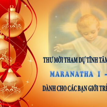 Thiệp mời tĩnh tâm mùa vọng 2013