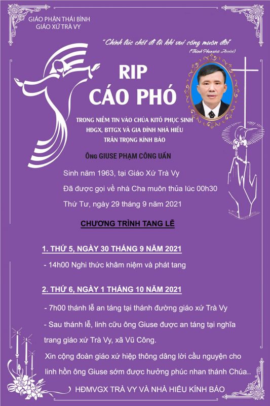 Giuse Phạm Công Uẩn 29-9-2021