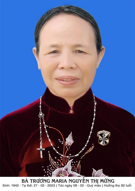 Maria Nguyễn Thị Mừng GX Trà Vy